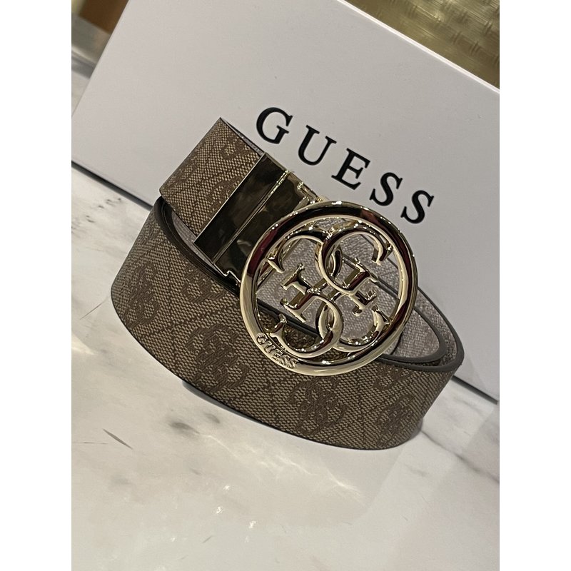 2 in 1 belt latte logo/light grey Guess 265