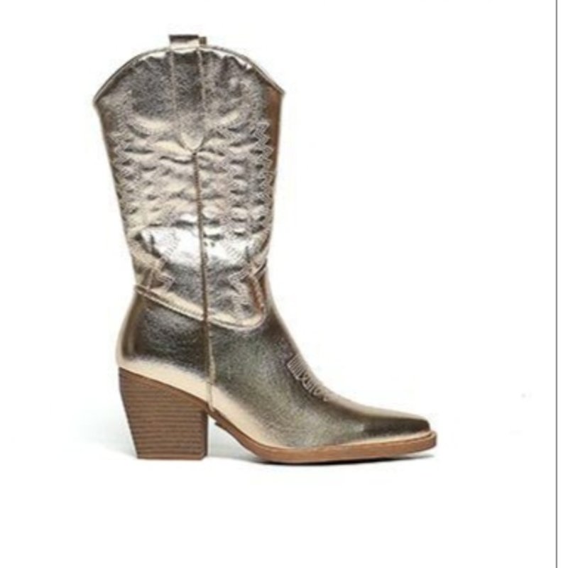 Cowboy Boots Gold DE1152