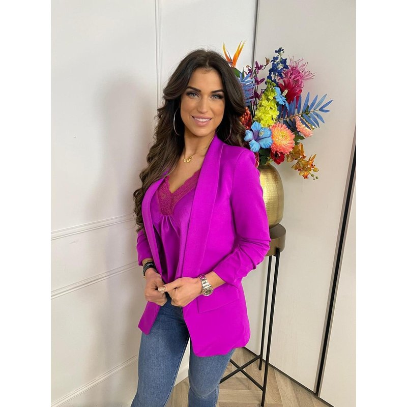 Boy Friend Blazer Magenta (WEB ONLY)