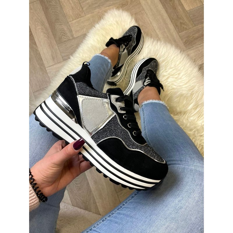 Sneaker Jo Black HQ296 (WEB ONLY)