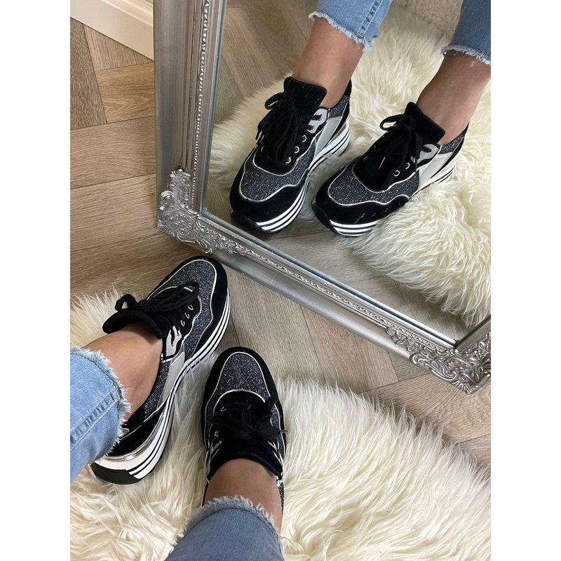 Sneaker Jo Black HQ296 (WEB ONLY)