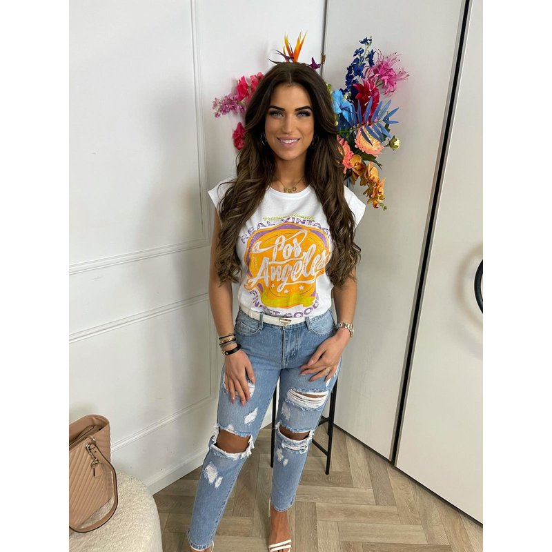 T-Shirt Los Angeles Orange