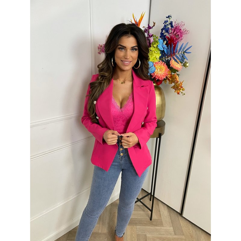 Blazer Main Kort Fuchsia (WEB ONLY)