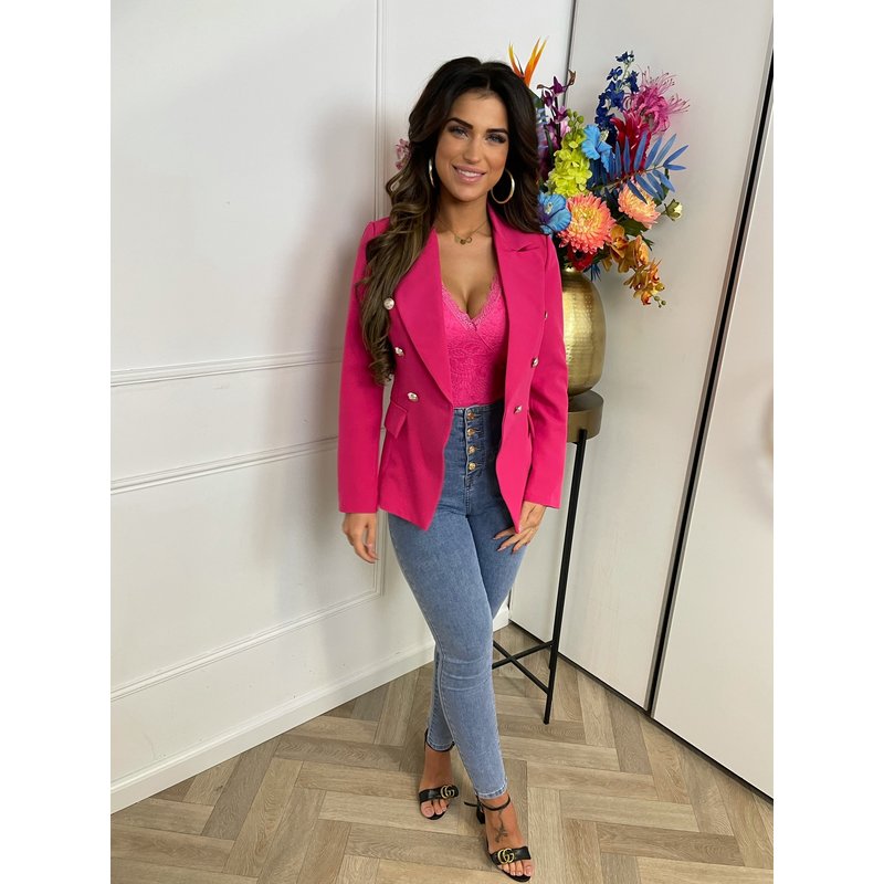 Blazer Main Kort Fuchsia (WEB ONLY)