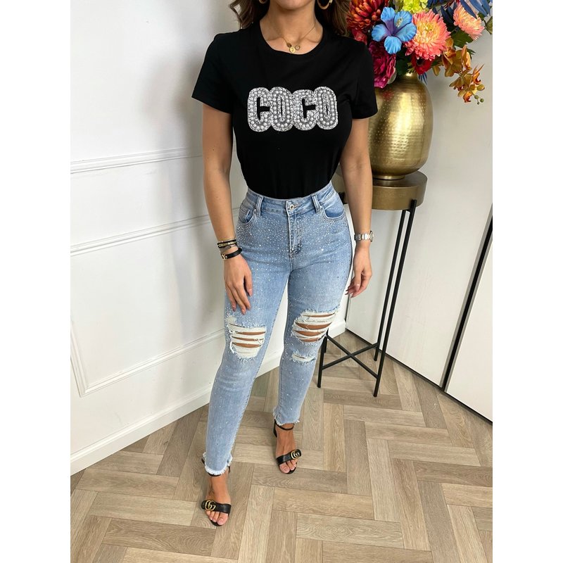 T-Shirt Coco Diamonds Black 9732