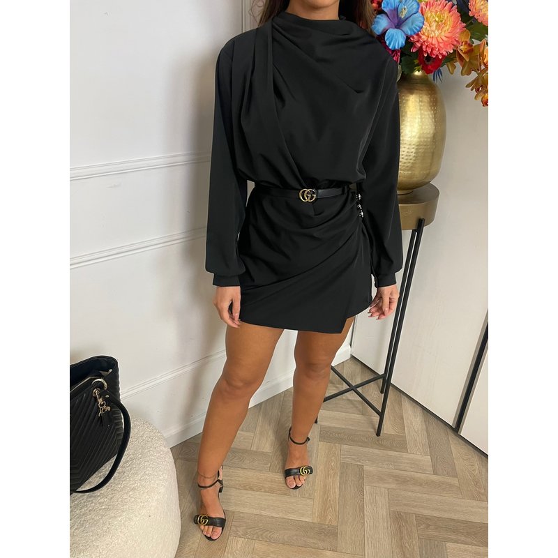 Jumpsuit Jessie Satin Black