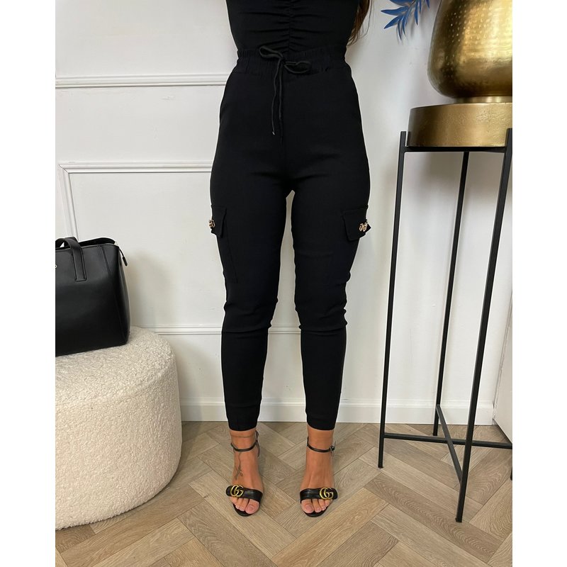 Cargo With Chain Black HL1073