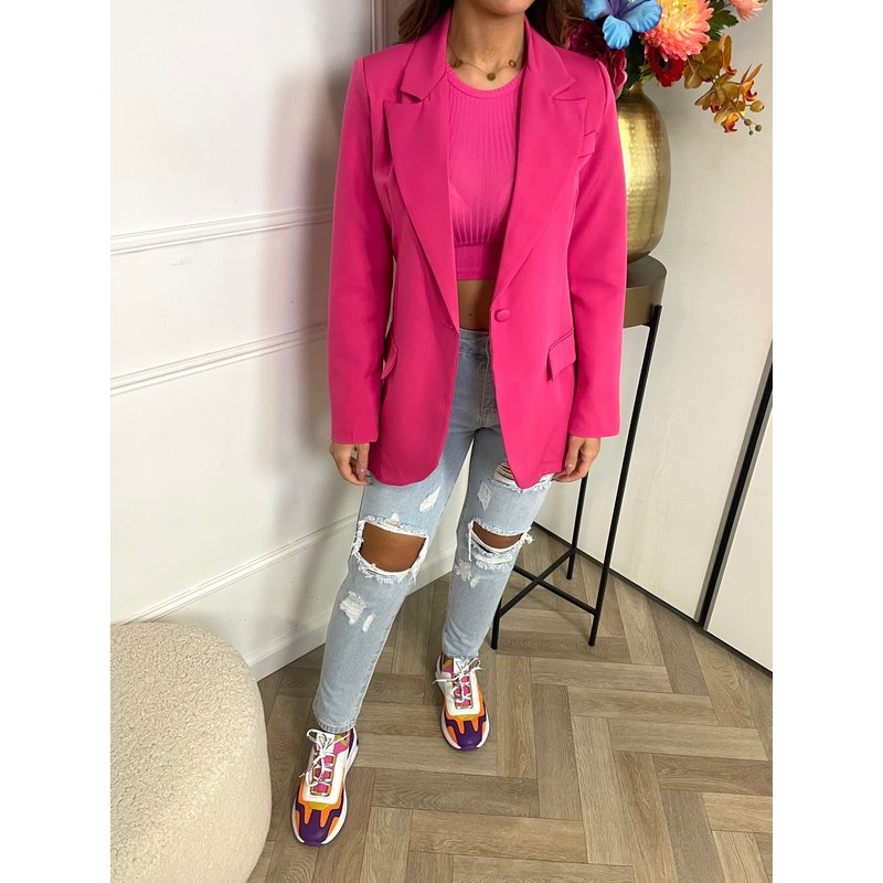 Oversized Blazer + Gratis top Pink (WEB ONLY)