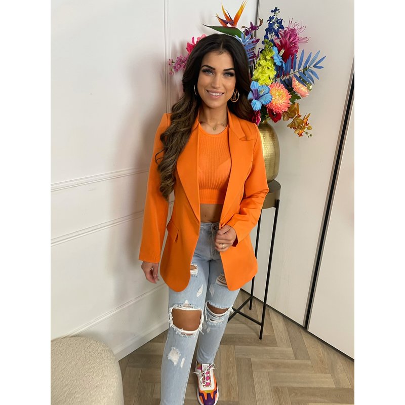 Oversized Blazer + Gratis top Orange (WEB ONLY)