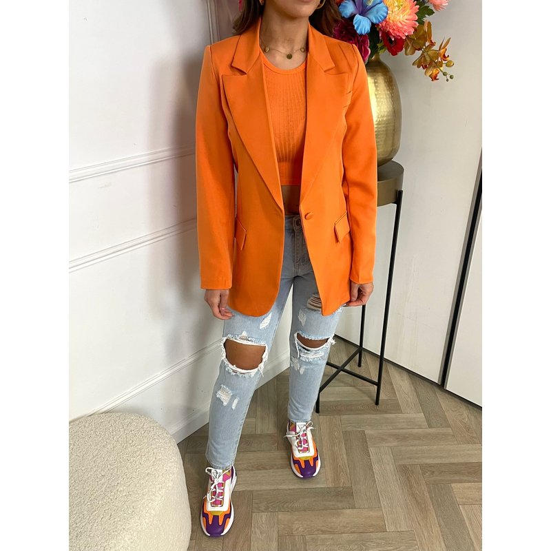 Oversized Blazer + Gratis top Orange (WEB ONLY)