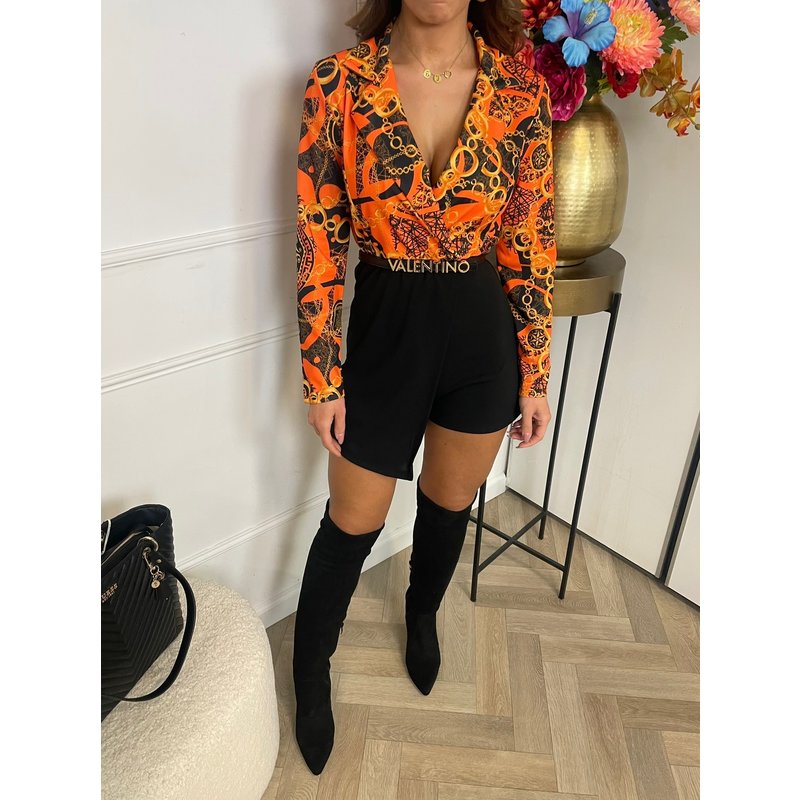 Jumpsuit Thalia Print Orange