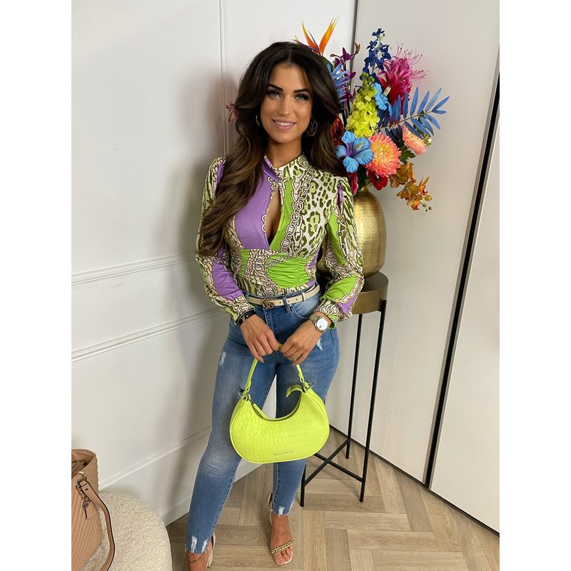 Body Donna Print Light Green