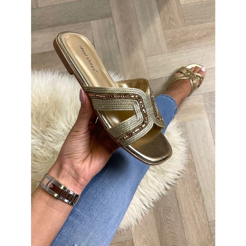 Slippers Design Glam Gold 7980 (web only)