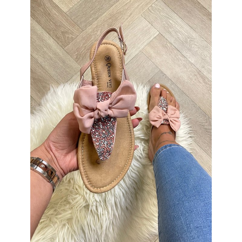 Sandaal Strik Pink 218-157 (web only)