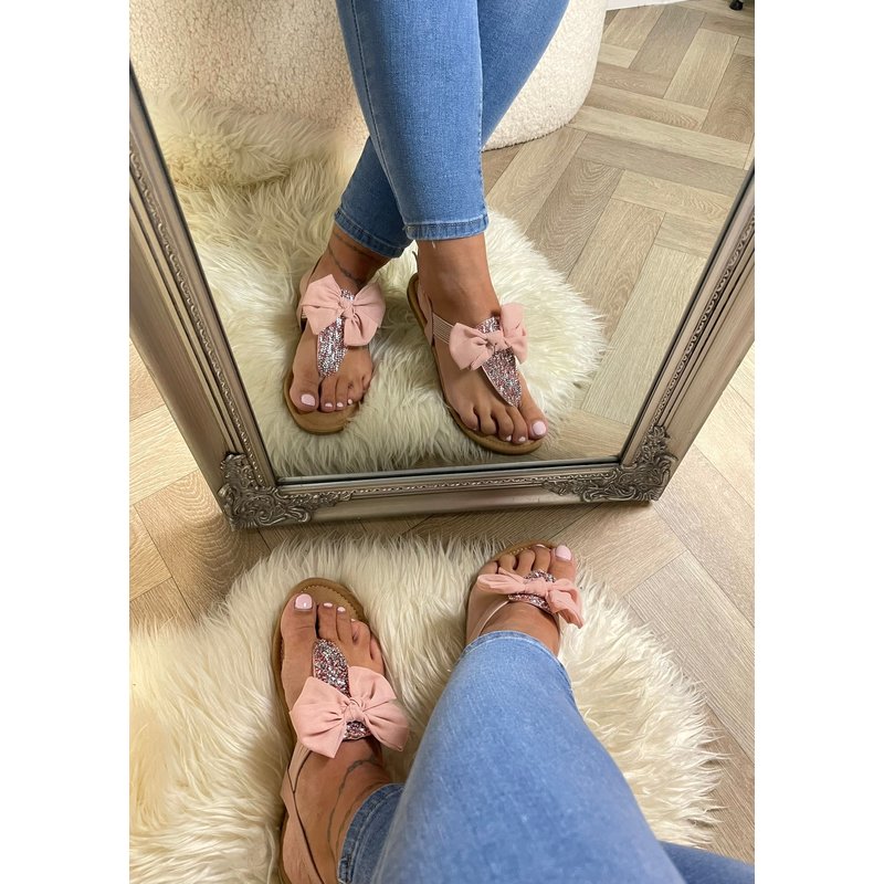 Sandaal Strik Pink 218-157 (web only)