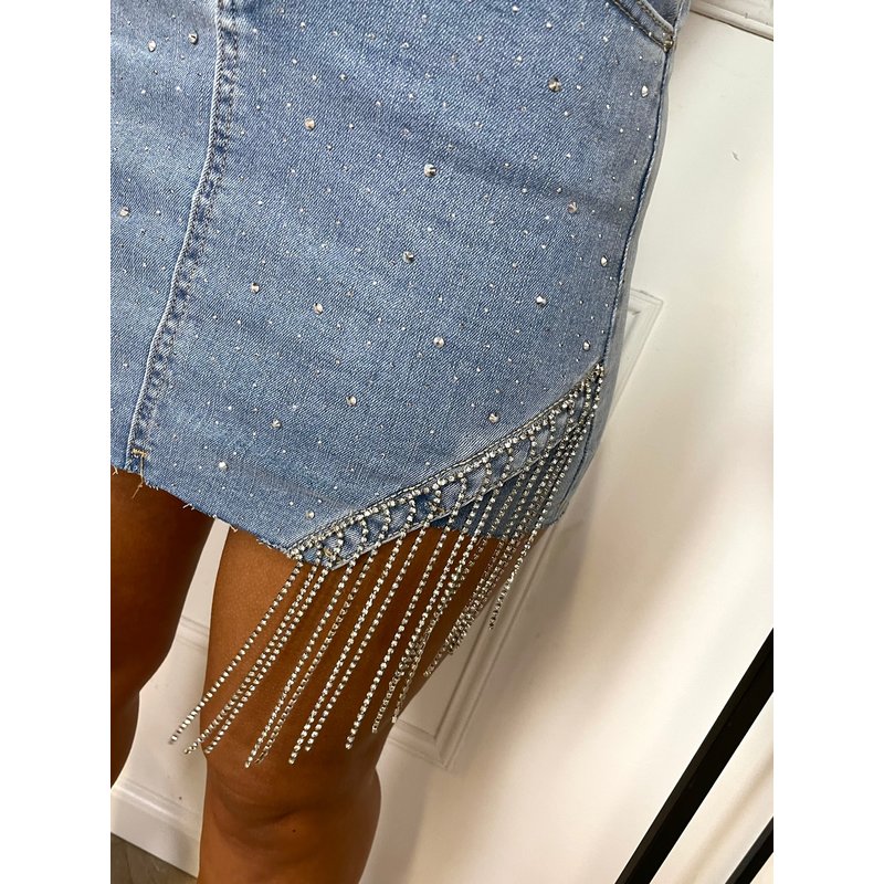 Skirt Diamonds Monday Blue LJ-3139 WEB ONLY