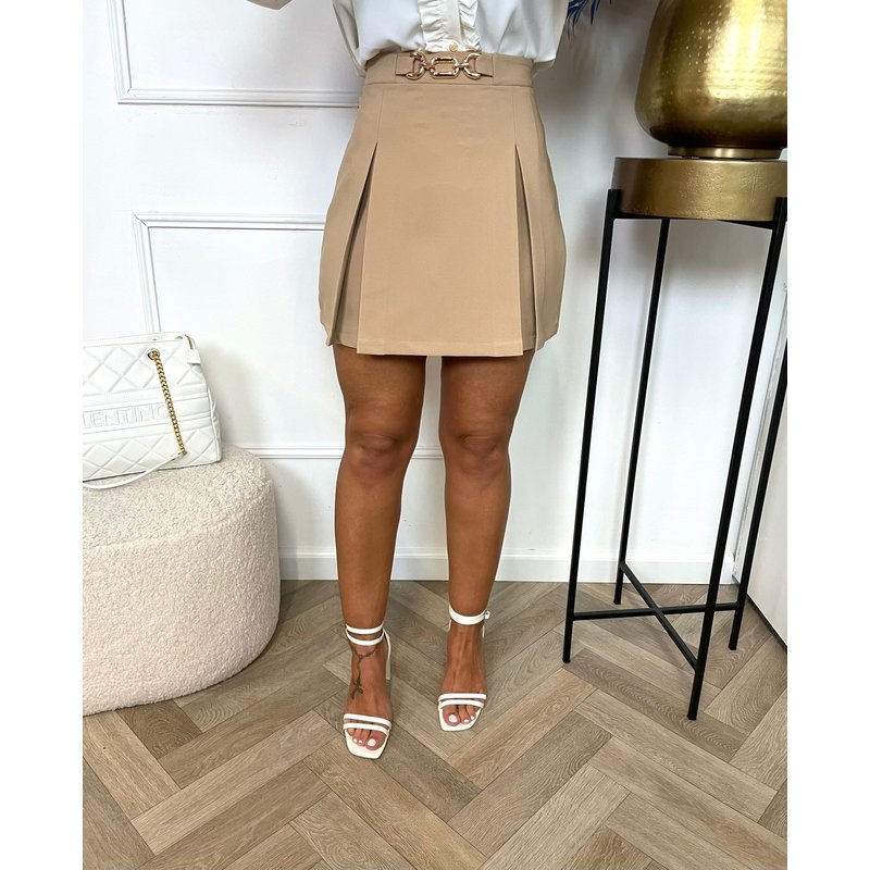 Skirt Luxe Chain Beige 35376JJ