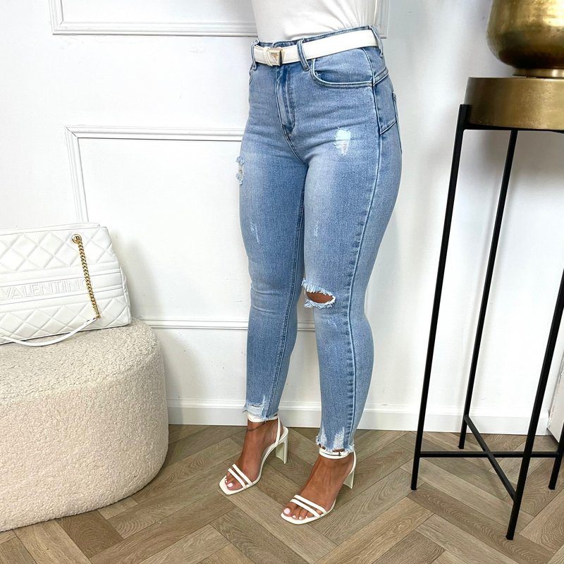 Jeans Kathy Ripped Light Blue KJ046