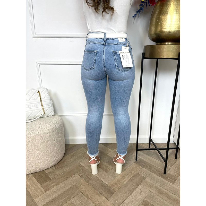 Jeans Kathy Ripped Light Blue KJ046
