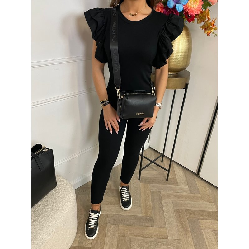 2 Delig pak Ruffle Black