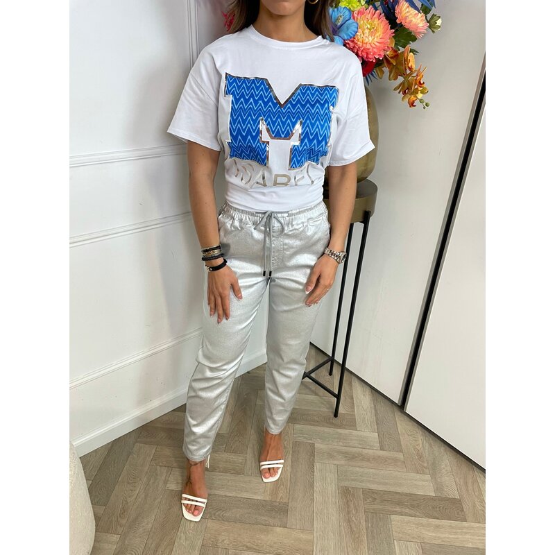 T-shirt Isabel With Silver Blue (WEB ONLY)