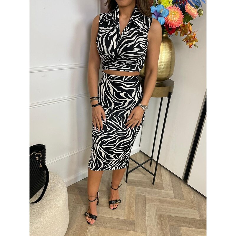 2 Delige Set Zebra