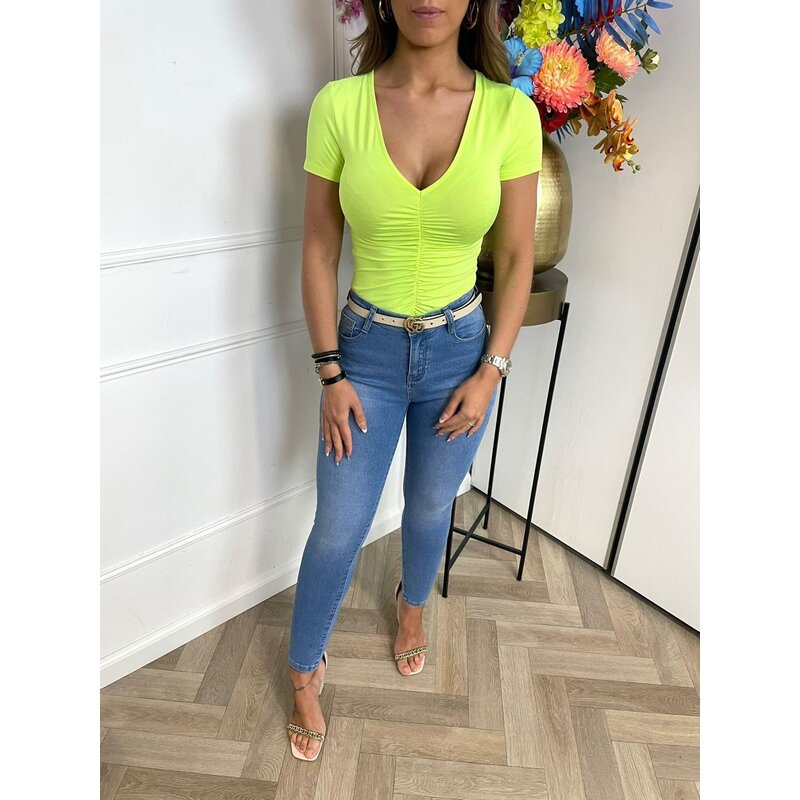 Travel Body Smock Neon Yellow HS6936