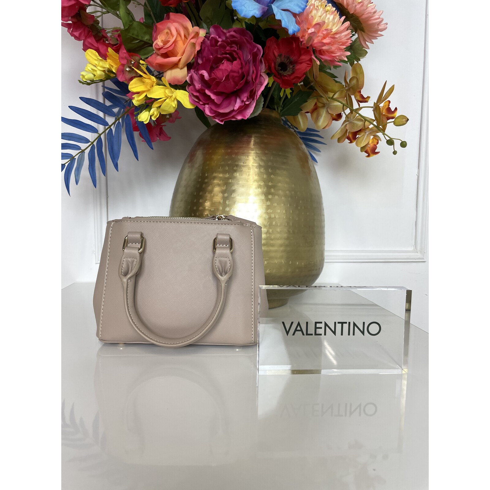 Valentino Bags Mini Shopper Bag Zero Beige Valentino