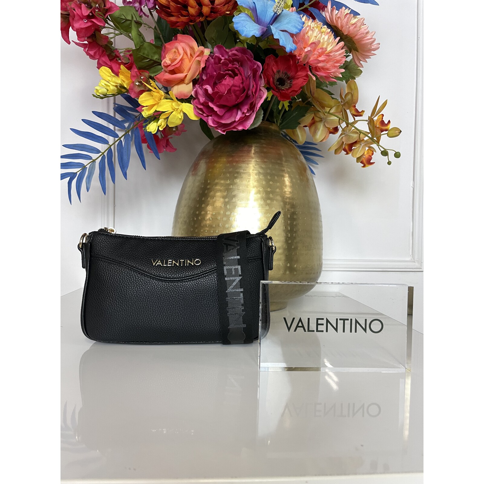 Valentino Bags Crossbag Cinnamon Nero Valentino