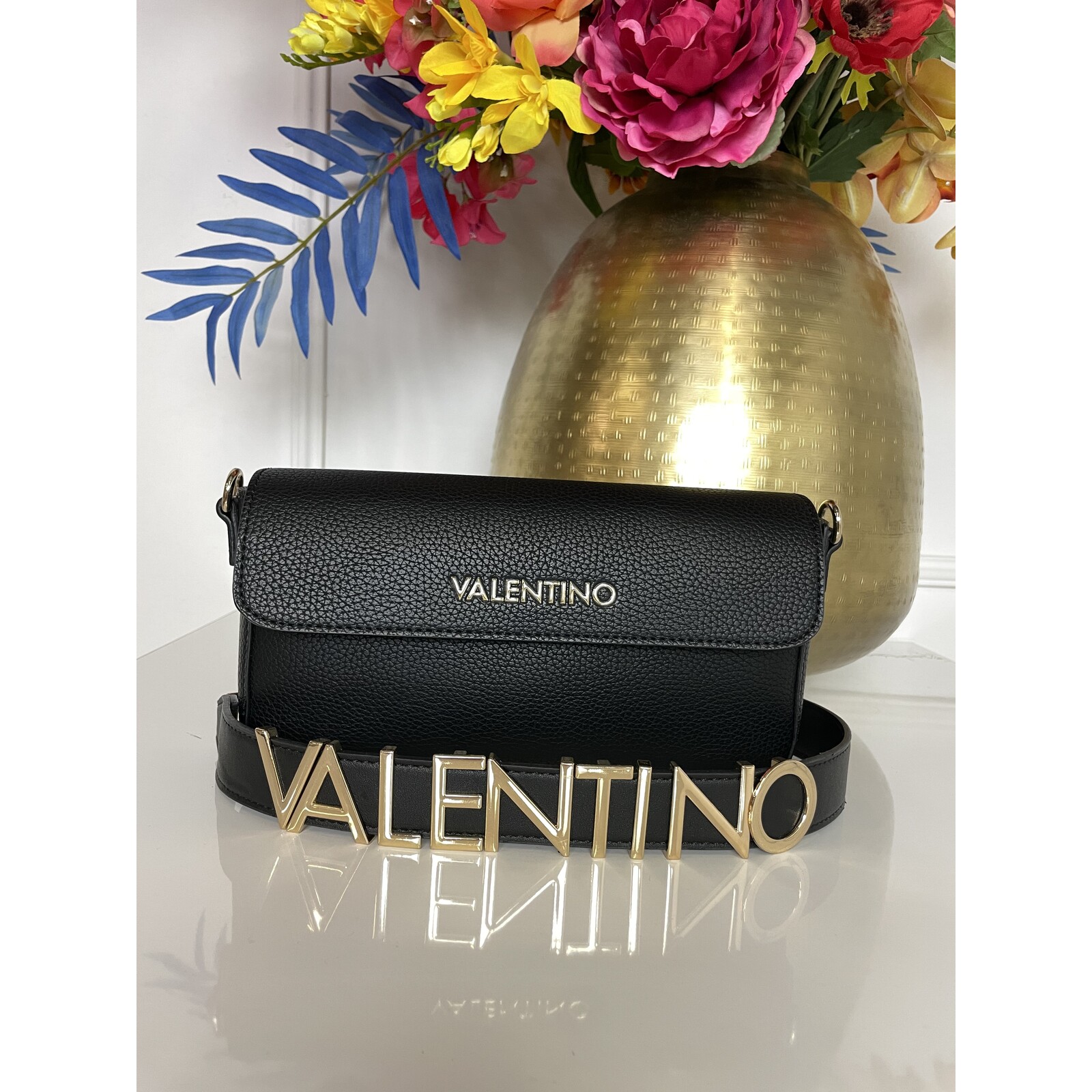 Valentino Bags Alexia Crossbody Bag, Black