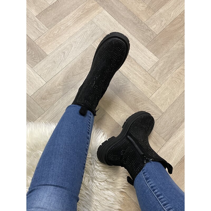 Boots Diamonds Chelsea Black LL1900 WEB ONLY