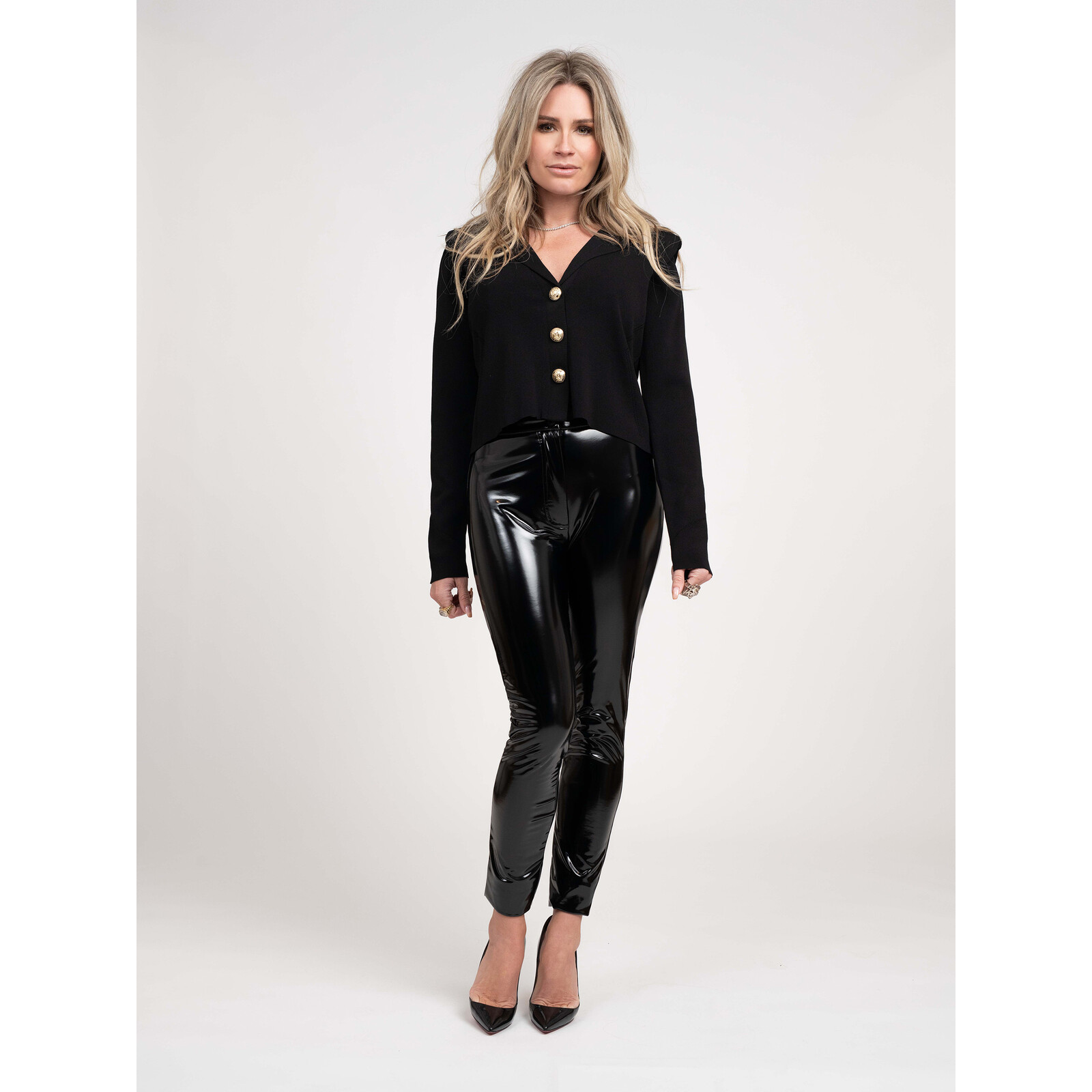 Pants Vinyl Black Nikkie