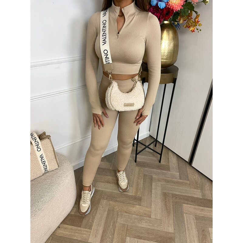 2 Delige Sporty Set Beige ME001-4