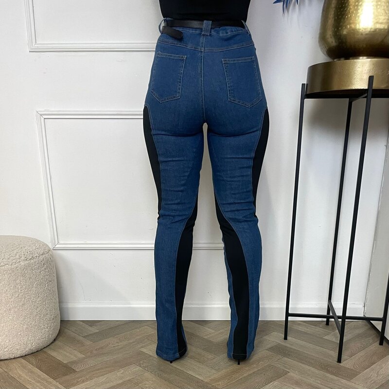 Jeans Design Black Blue Laulia LY049