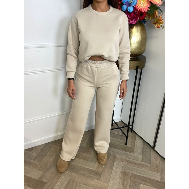 2 Delige Joggingsset Jaimy Beige