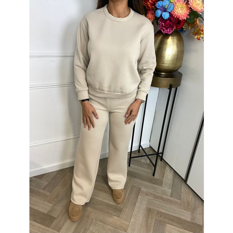 2 Delige Joggingsset Jaimy Beige