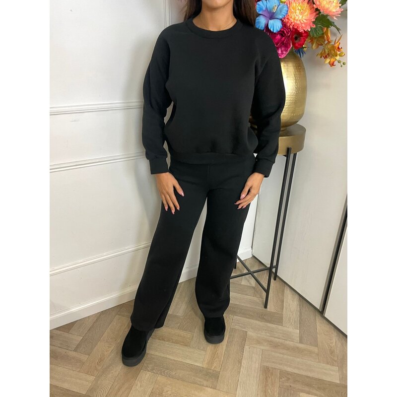 2 Delige Joggingsset Jaimy Black
