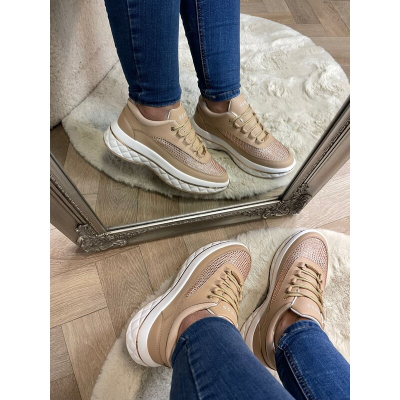 Sneaker  Sophia Strass Beige Guess  650