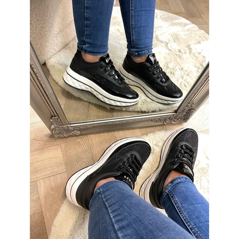 Sneaker  Sophia Strass Black  Guess  648