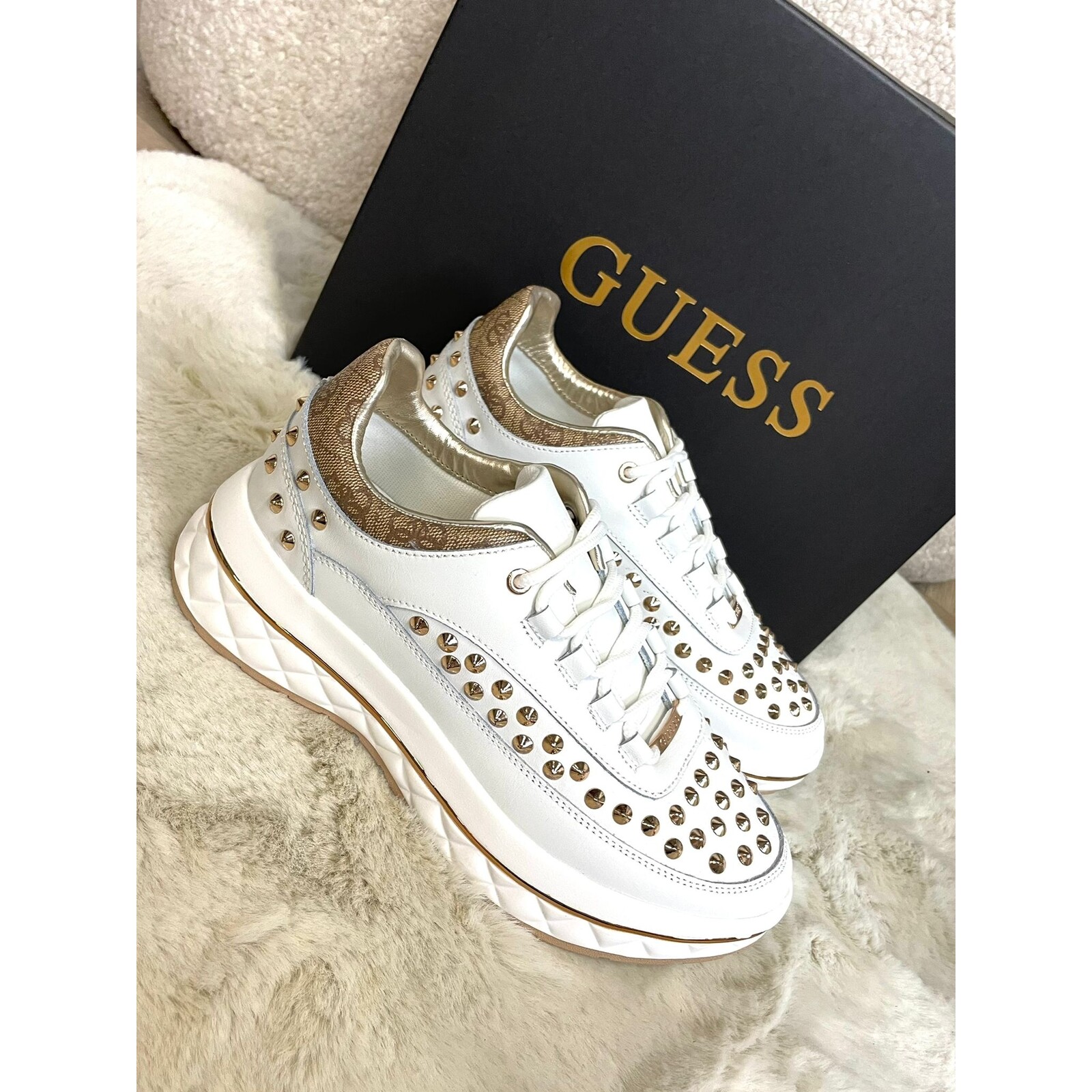 Guess Sneaker Luna Studs Nude Guess  649