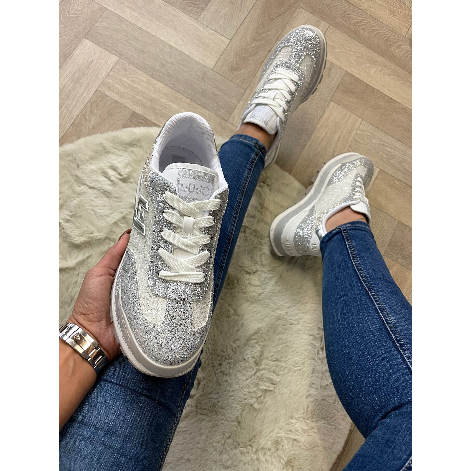 Liu-Jo Sneaker Amazing  Glitter  Silver  Liu Jo  1310