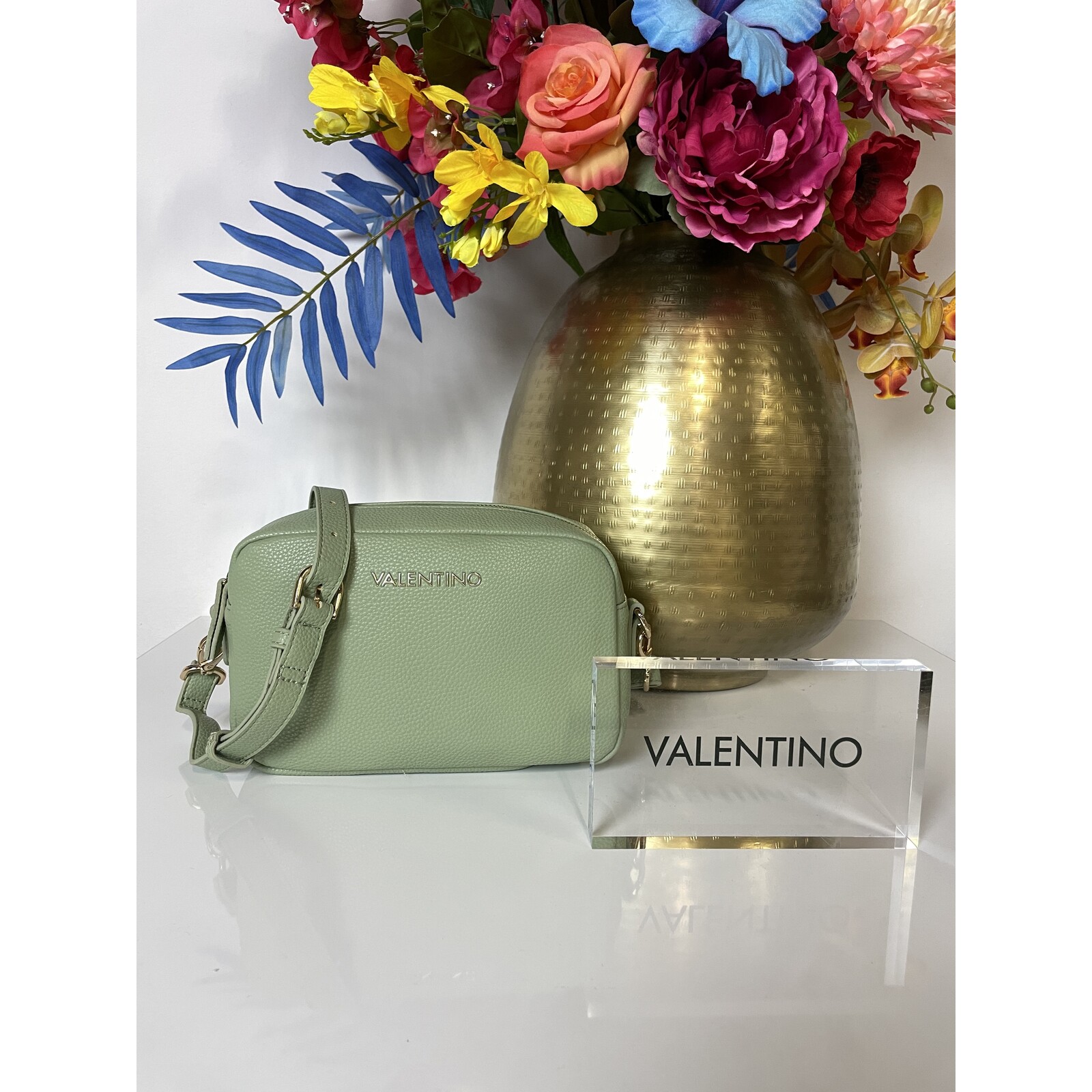 Valentino Bags Case Cosmetic   Brixton Soft Salvia  Valentino
