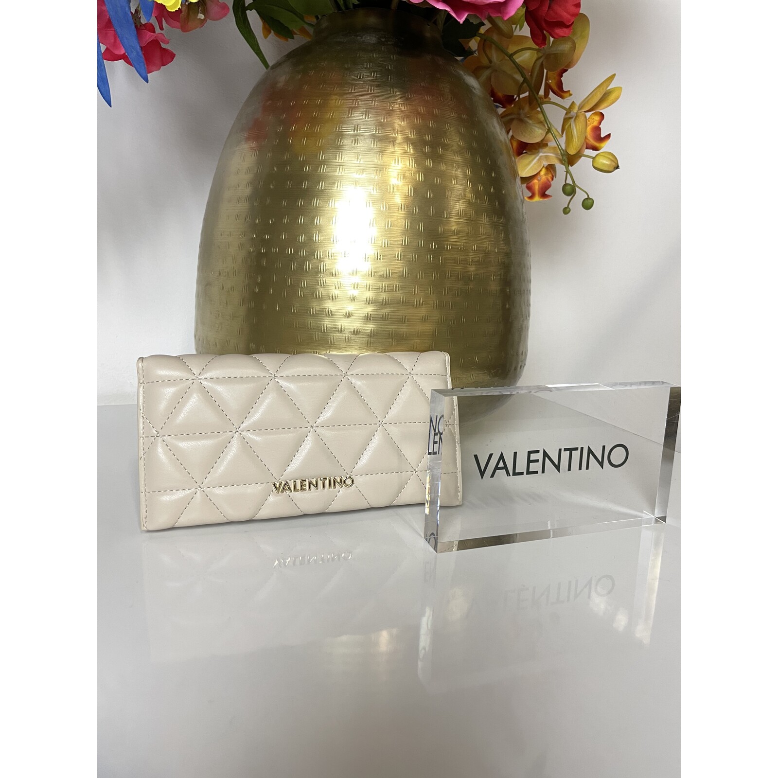 Valentino Bags Wallet Carnaby Ecru  Valentino