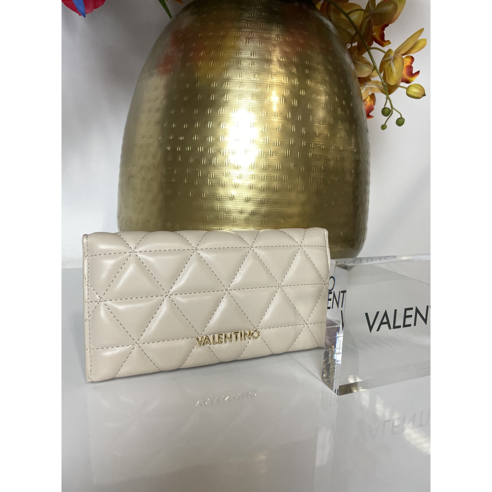 Valentino Bags Wallet Carnaby Ecru  Valentino