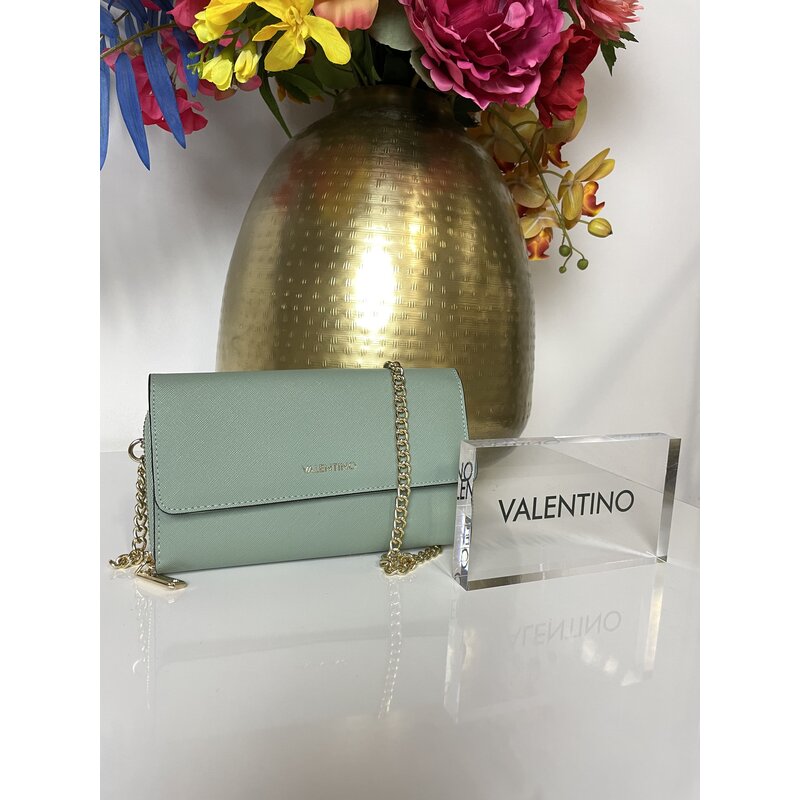 Wallet  Catalunya With Shoulder Strap   Salvia Valentino