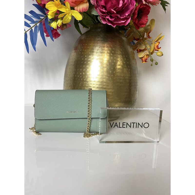 Wallet  Catalunya With Shoulder Strap   Salvia Valentino