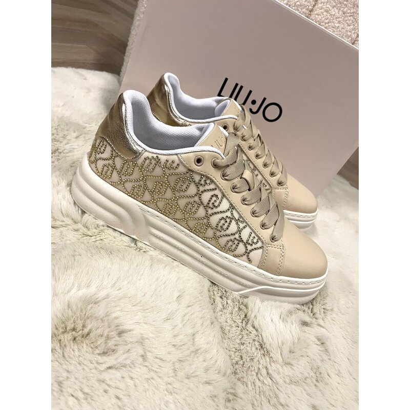 Sneaker  Cleo  strass  Nude liu Jo 1337