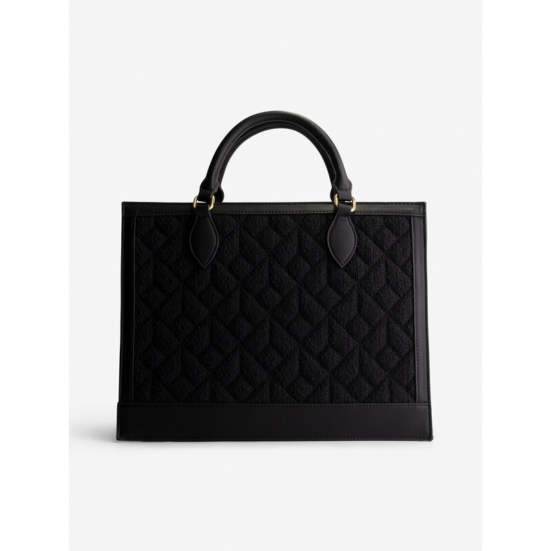 Shopper Berkely Tweed Black Nikkie