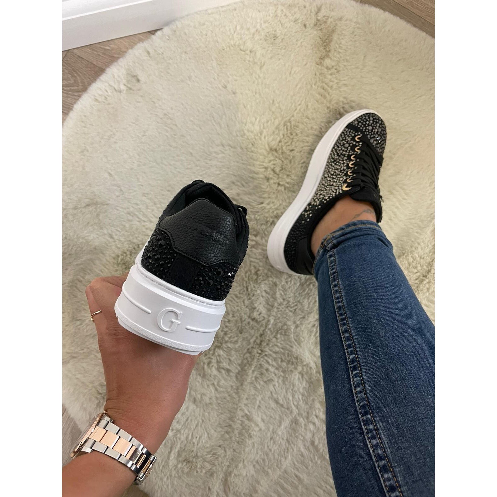 Guess Sneakers  Macy Strass Black Guess  751