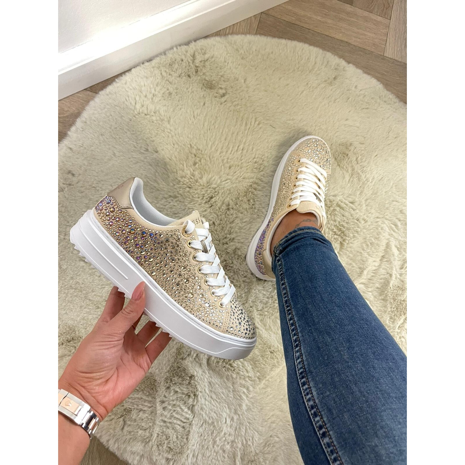 Guess Sneakers  Macy Strass Gold Guess  750